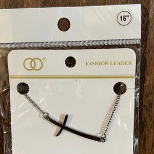 3/$15 Silver Cross Necklace Lot 360